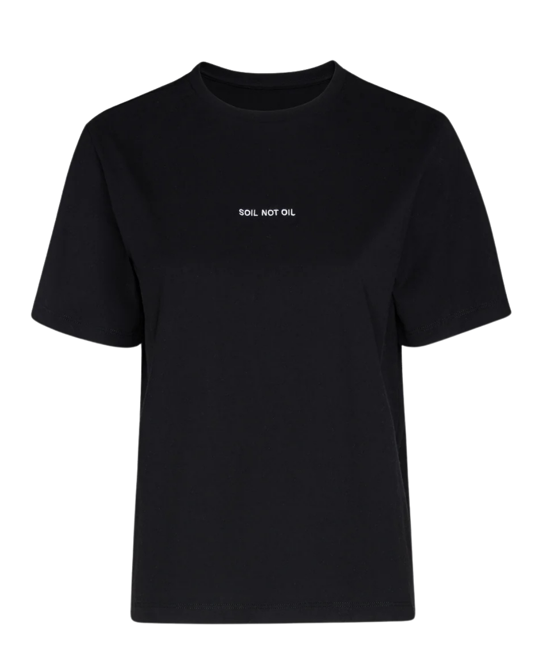 Adria 'Soil Not Oil' T-Shirt in Black by AKYN