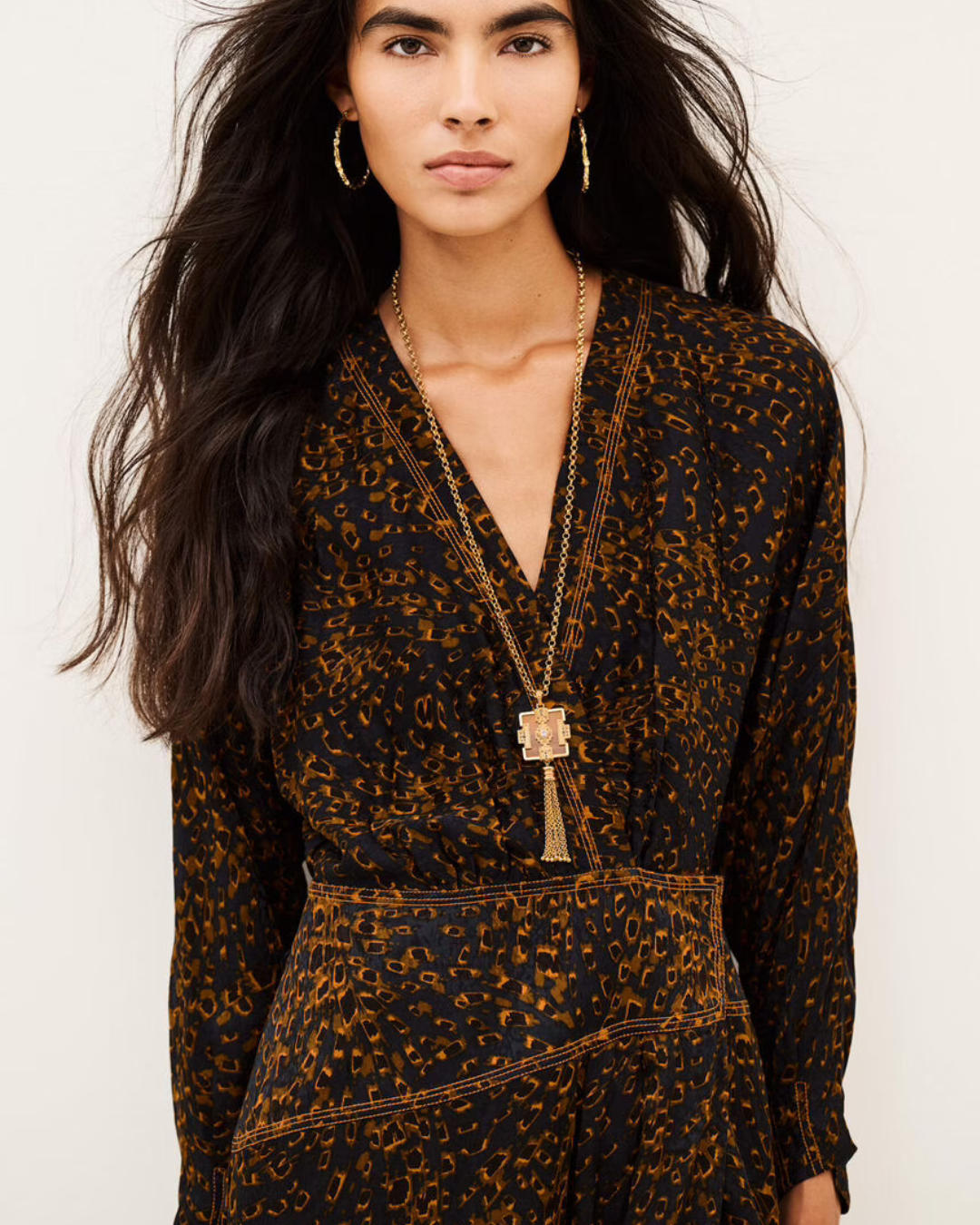 Hamy Dress in Encre by BA&SH