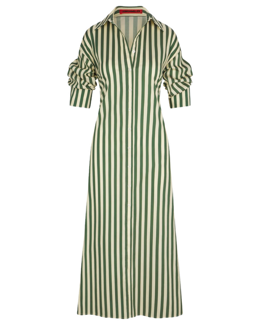 Loch Poplin Maxi Dress in Gummy by Simon Miller
