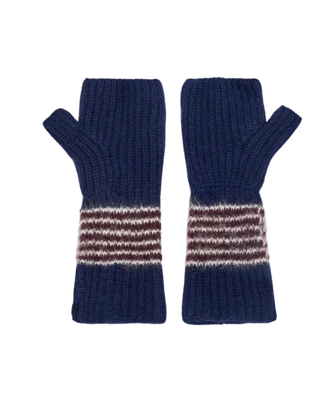 Dussam Fingerless Mittens in Captain by Bellerose