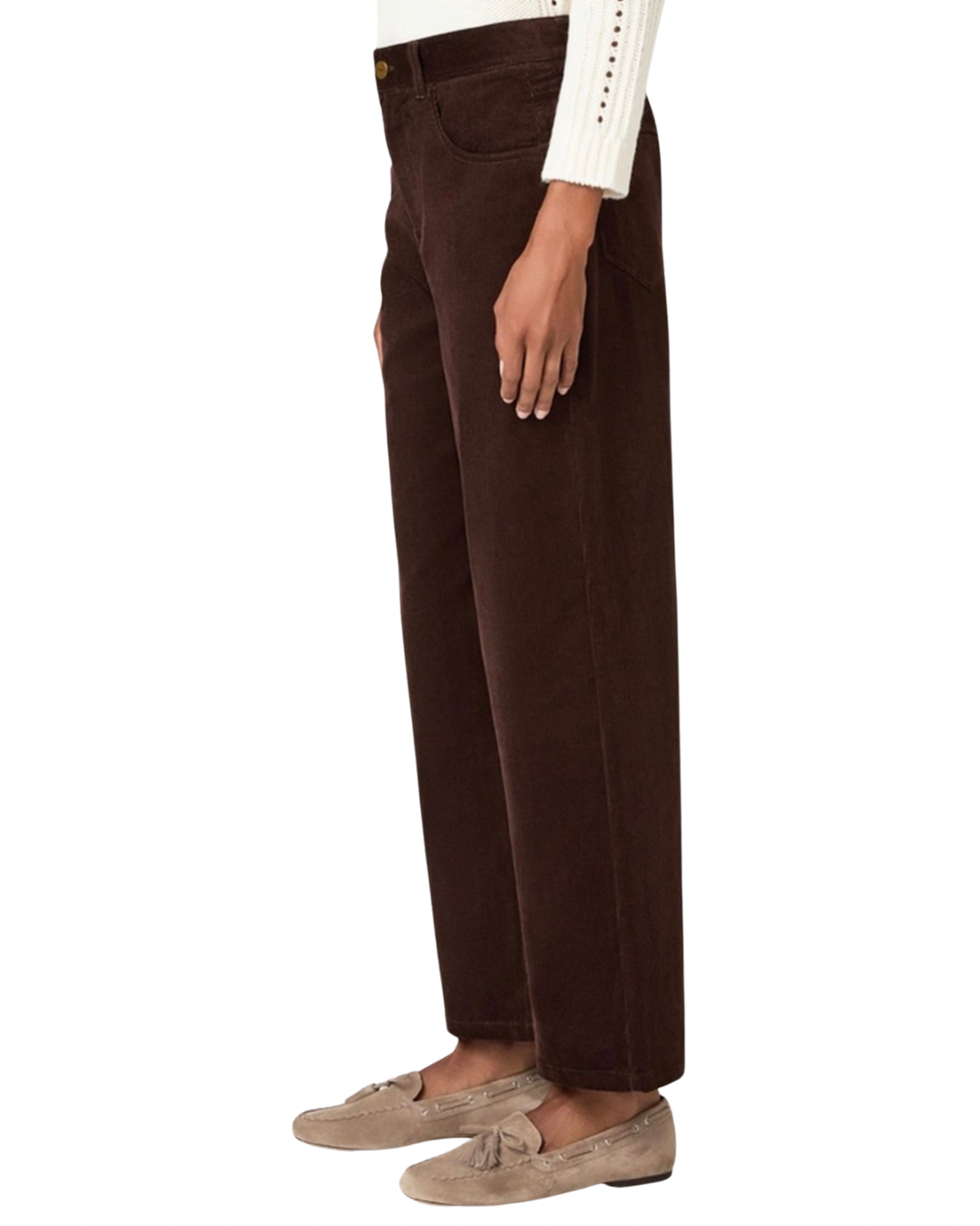 Arellia Ankle Jeans in Marula Brown by PAIGE
