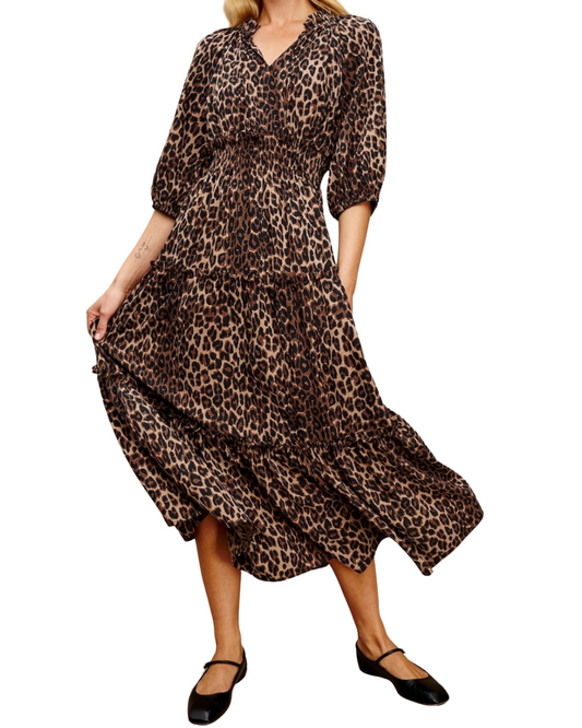 Caterine Dress in Brown Nala by Rails
