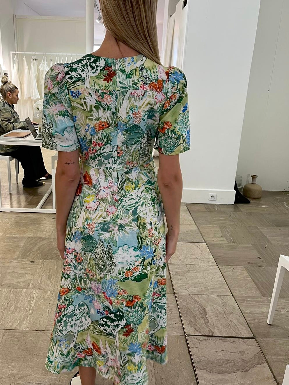 Floral Dress by Hunter Bell