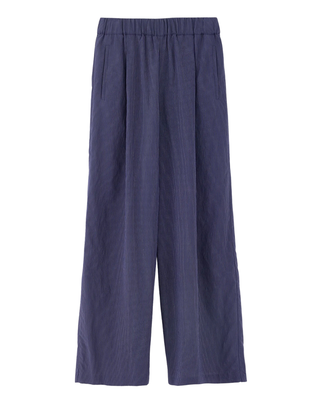 Vespa Wide Trousers in Navy Stripe by Bellerose