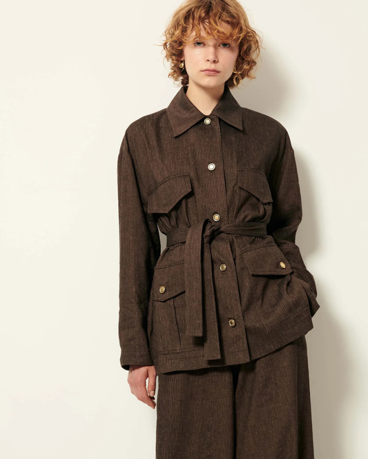 Sahajo Jacket in Cafe Do Mato by Sessùn