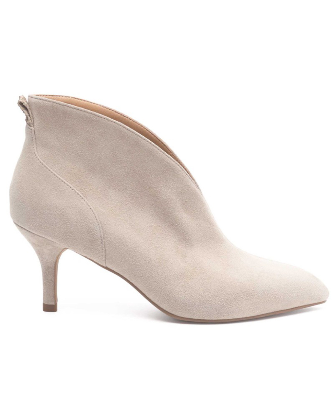 Valentine Low Cut Suede Boots in Silver Mink by Shoe The Bear