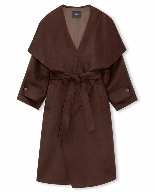 Celeste Coat in Chocolate by Rails
