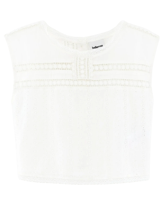 Donna Blouse in White by Bellerose