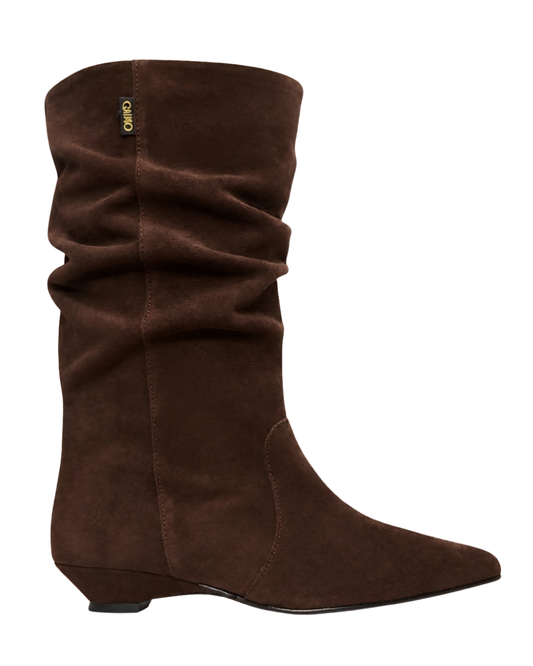 Margarit Serraje Moka in Brown Suede by GAIMO