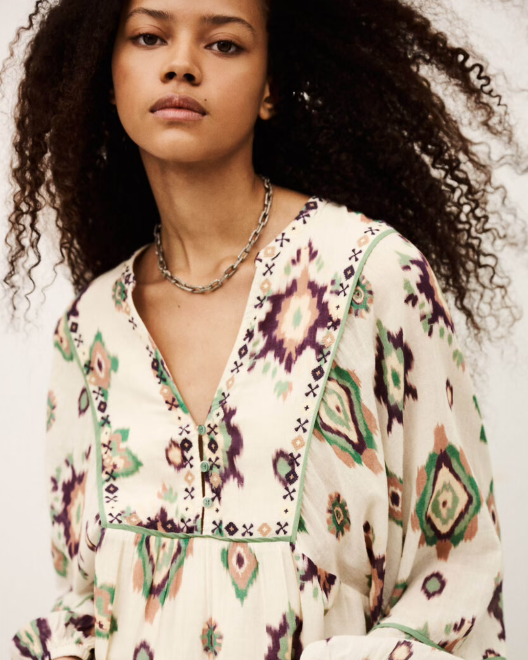Oelia Dress in Ecru by BA&SH