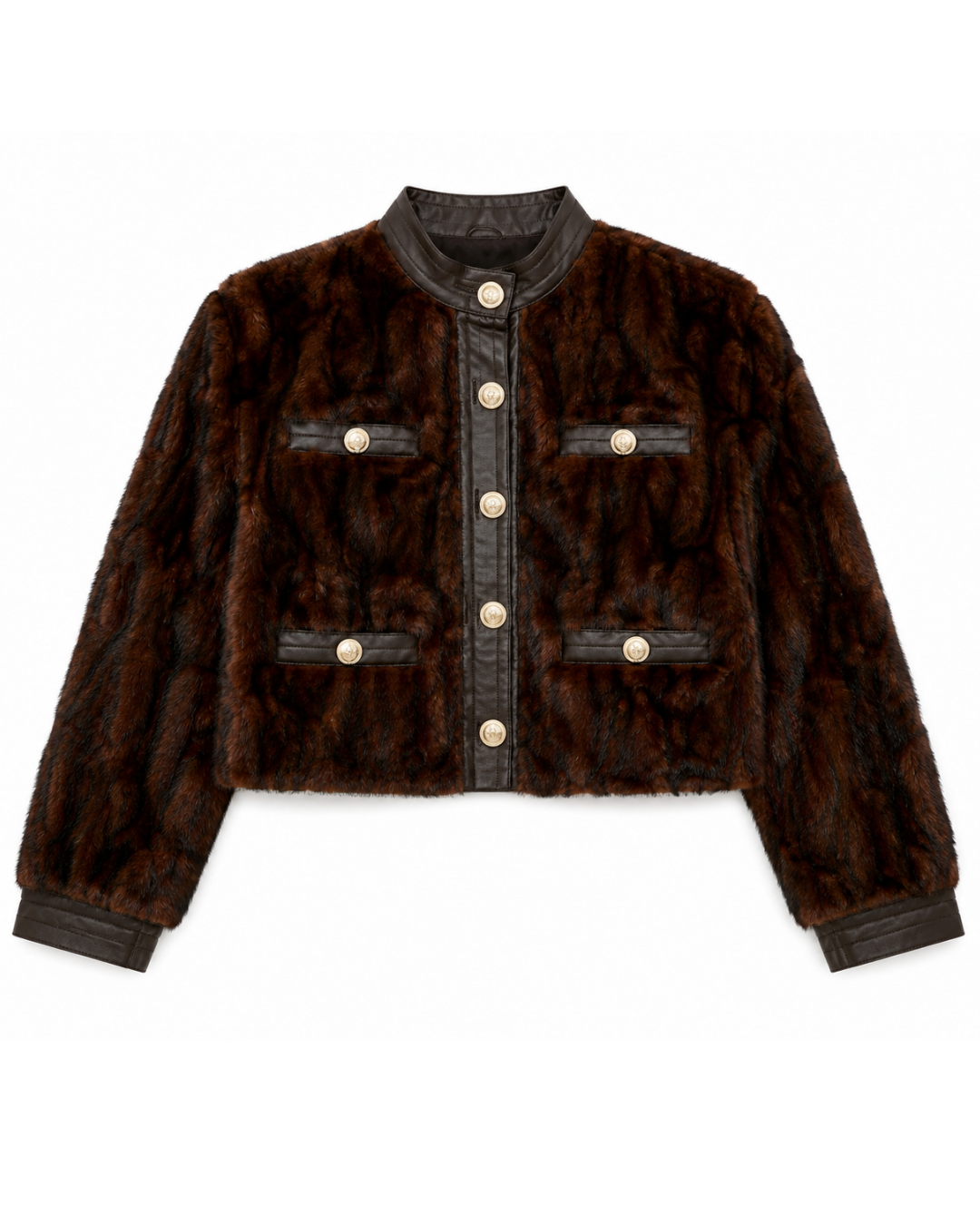 Jina Jacket in Brown by RIXO