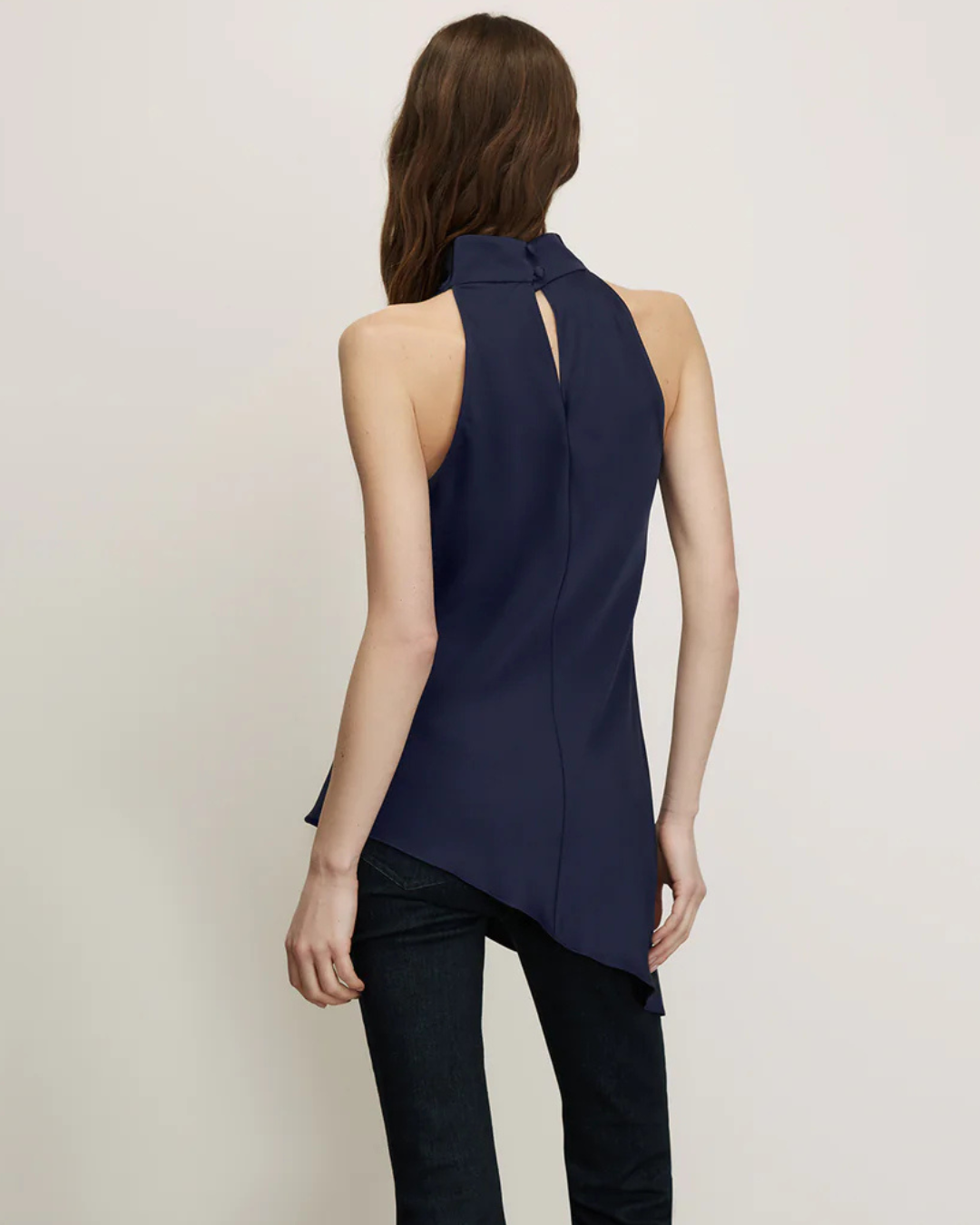 Radford Tunic Top in Navy by Veronica Beard