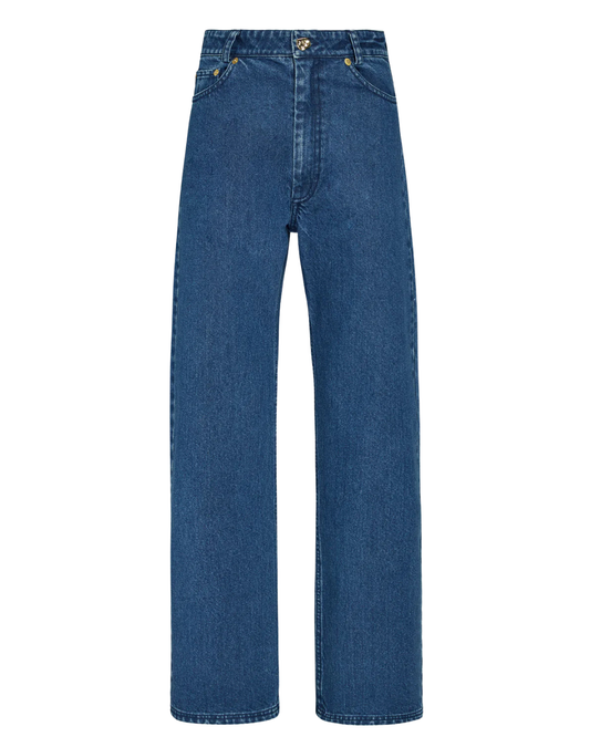 Dylan Classic Slim Straight Jeans in Midwash by AKYN