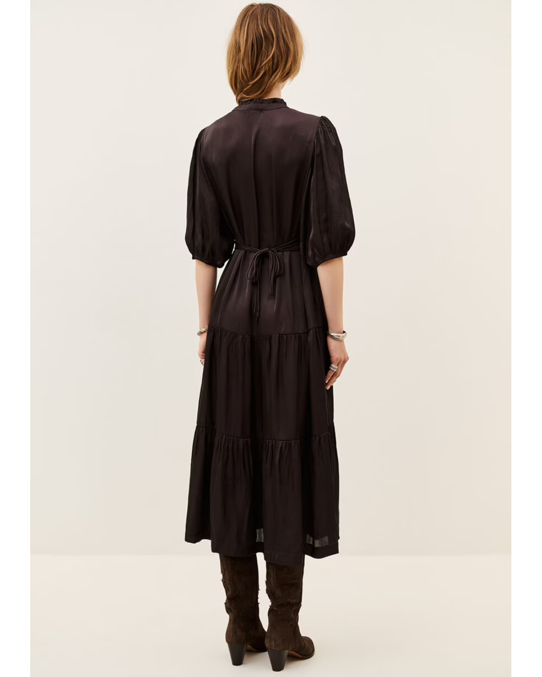 Cleli Dress in Aubergine by BA&SH