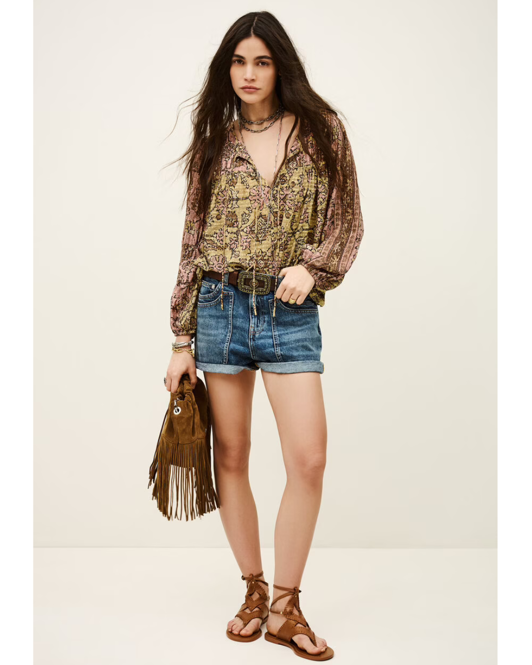 Pamila Blouse in Jaune in BA&SH