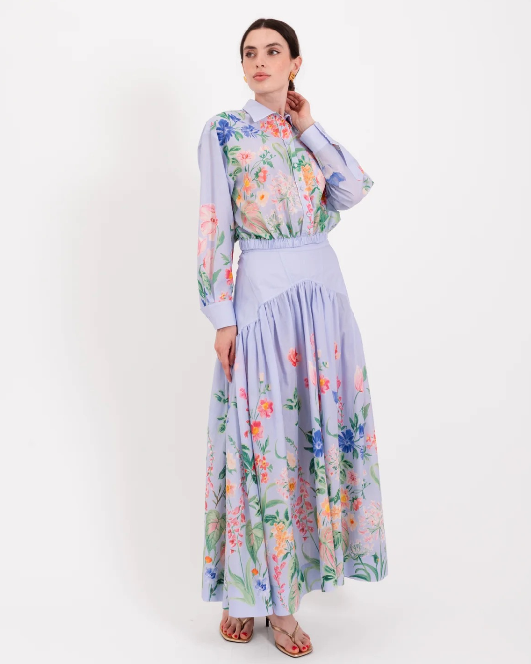 Marine Camicia Blouse by LAVI Couture