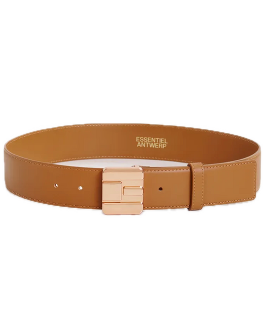 Halways Belt in Brown Gold by Essentiel Antwerp