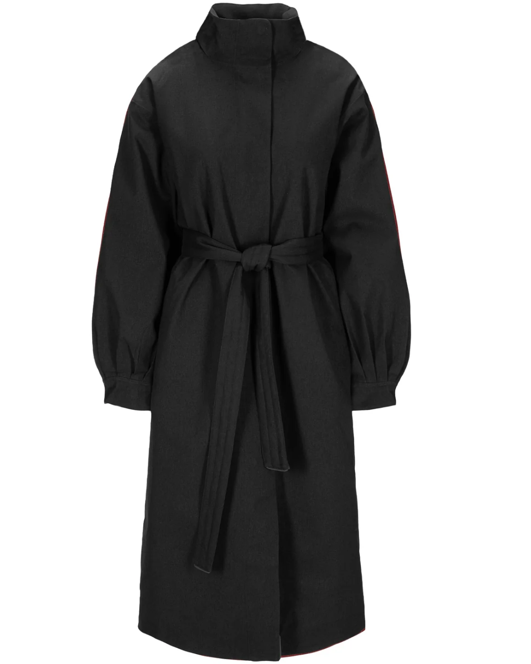 Rossby Maxi Coat in New Black by BRGN