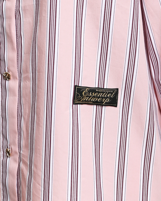 Kacao Tied Collar Shirt in Pinky Promise by Essentiel Antwerp