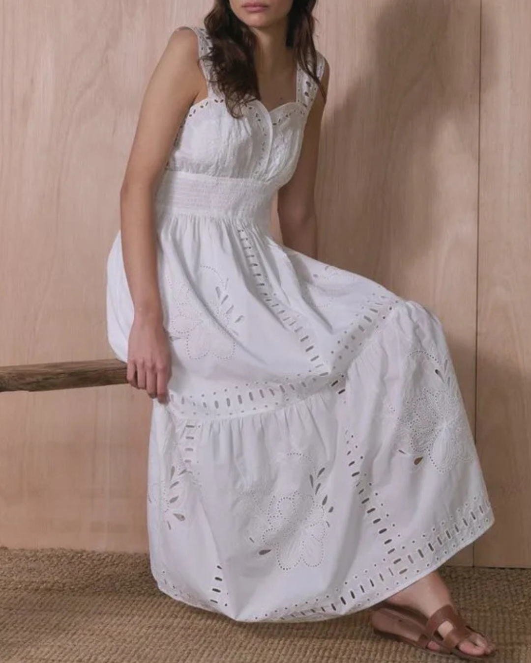 Fawn Dress In White by Rails
