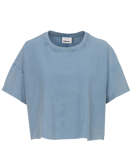Farpy Cropped T-Shirt in Artic by Bellerose