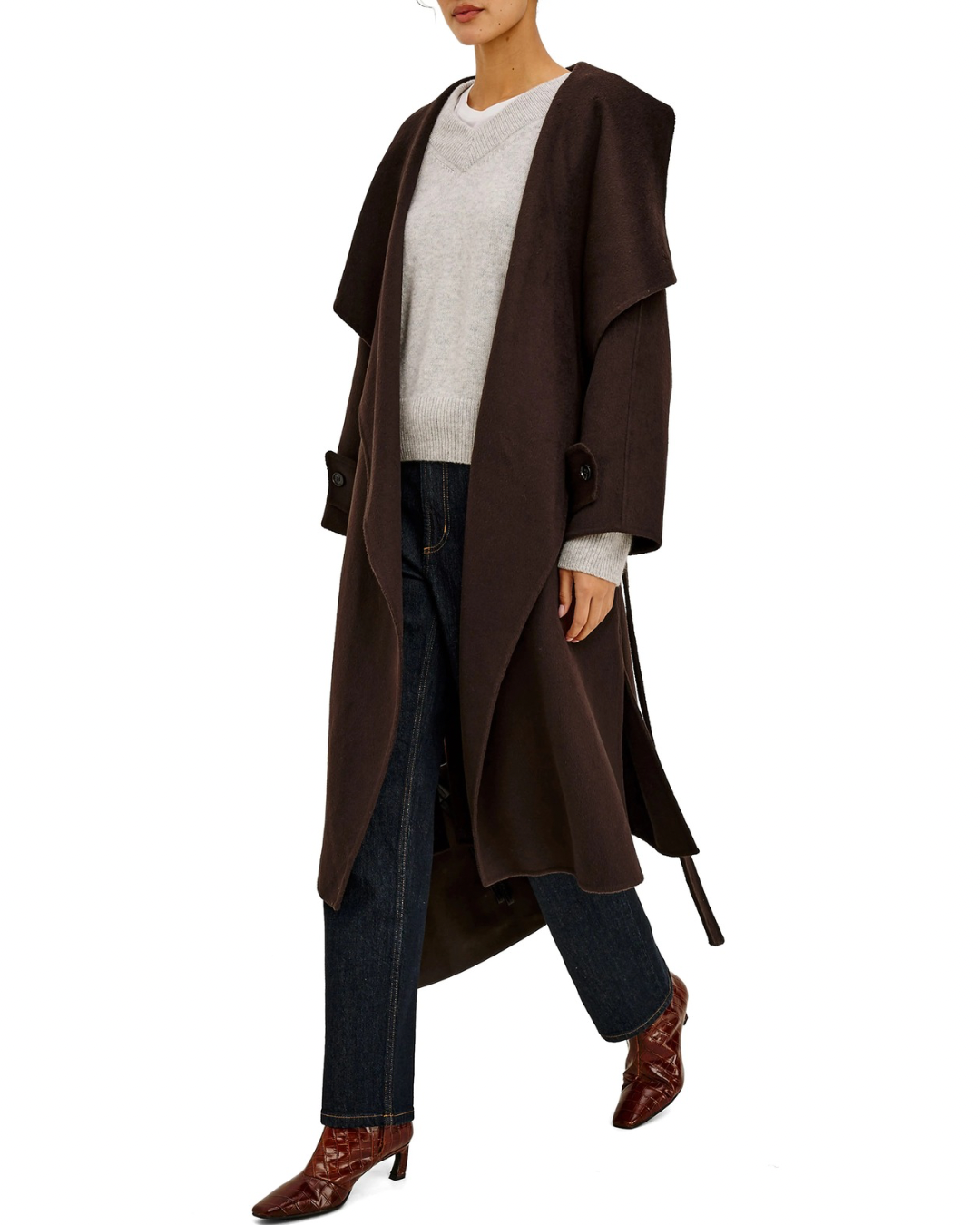 Celeste Coat in Chocolate by Rails