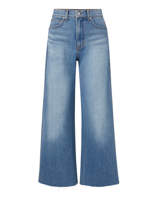 Taylor Cropped Wide Leg Jean in Enough Said by Veronica Beard