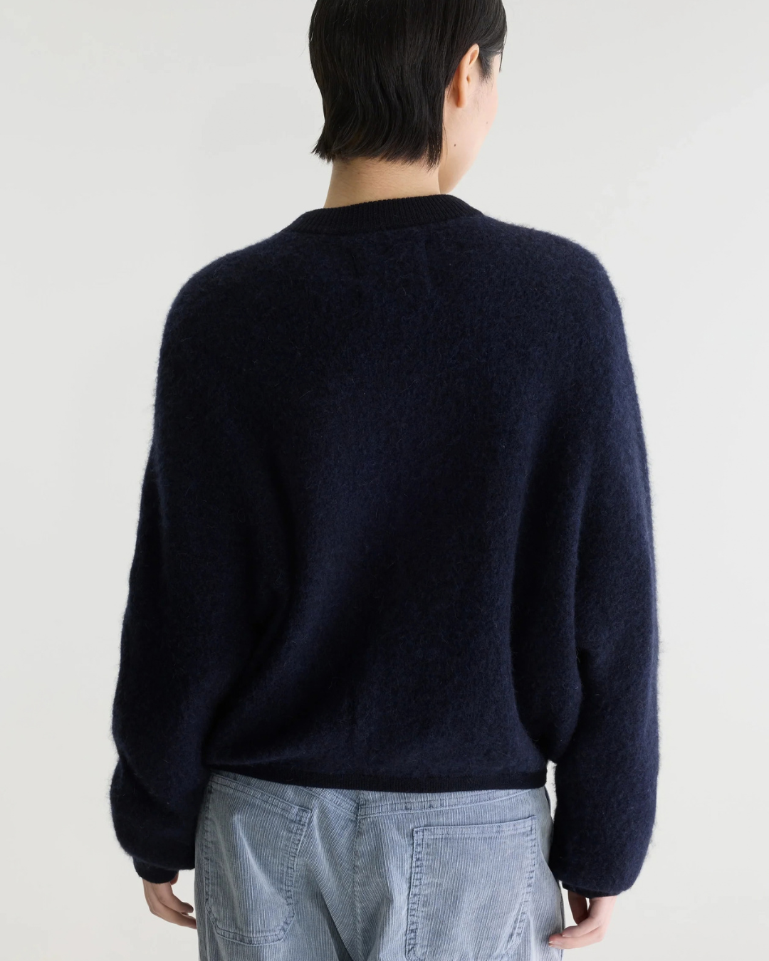 Asedi Zip Up Cardigan in Navy by Bellerose