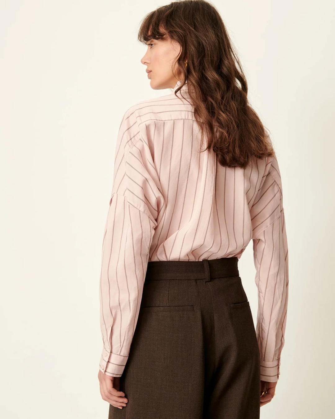 Dazik Striped Shirt in Rosee by Sessùn