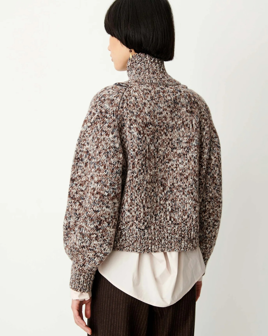 Mannrey Sweater in Whitbrowny by Sessùn