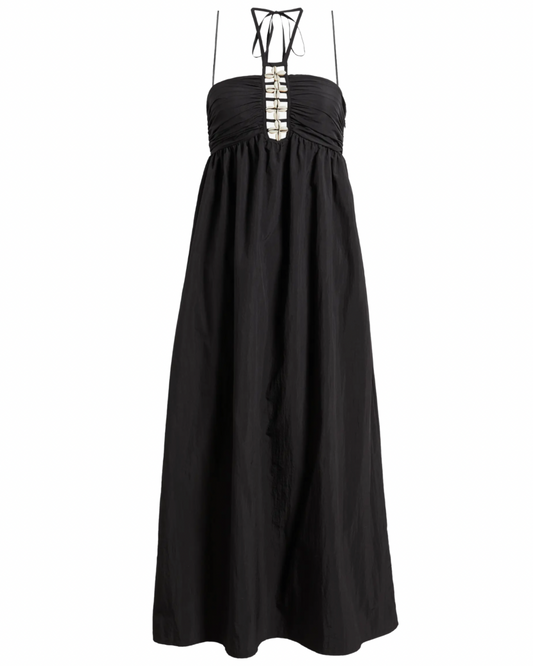 Palazzo Dress in Black by Rails
