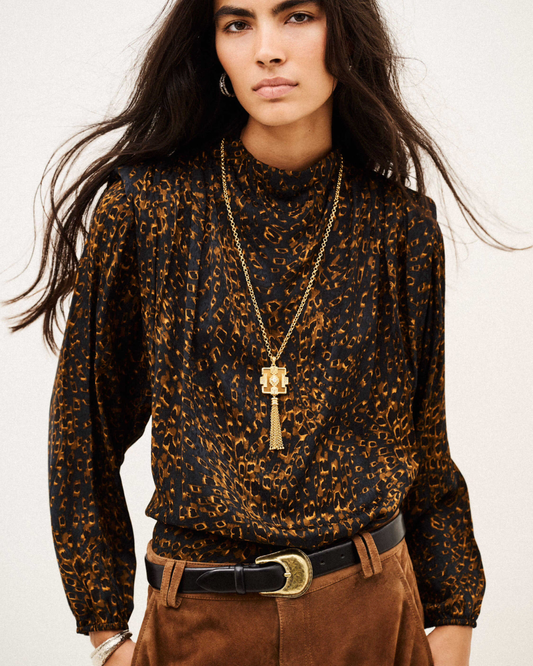 Hope Blouse in Encre by BA&SH