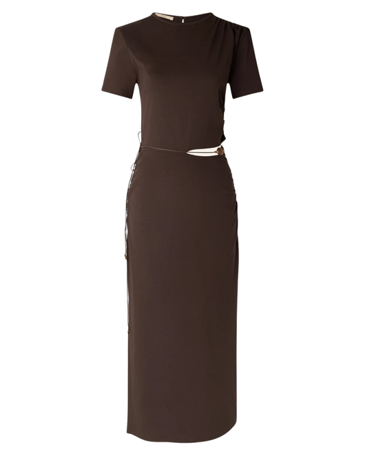Vertigo Jewel Dress in Espresso by Sessùn