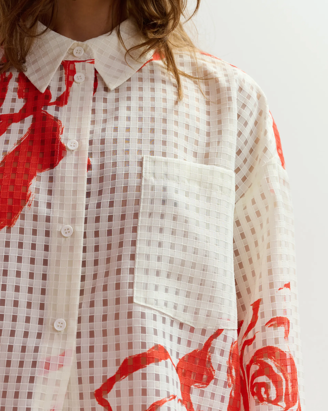 Jorange Oversized Shirt in Off Shirt by Essentiel Antwerp