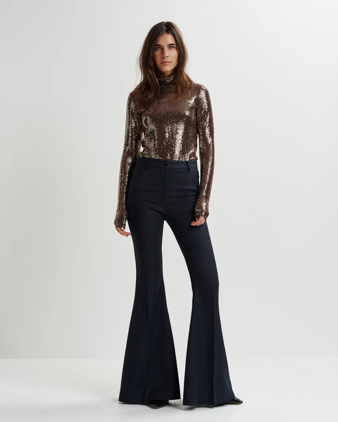 Geaker Top in Gold by Essentiel Antwerp