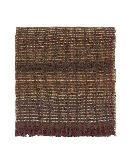 Niu Pio Scarf in Kaki Mix by Sessùn