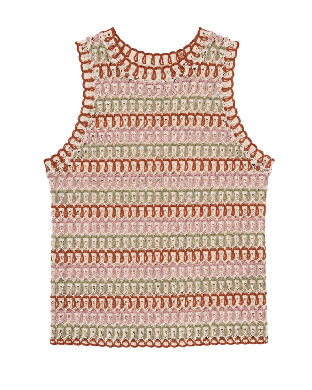 Rhett Crochet Tank Top by Veronica Beard
