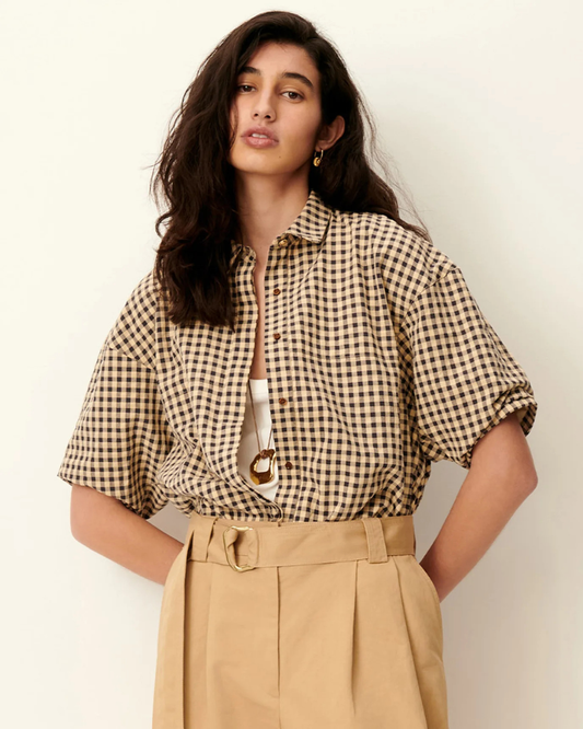 Florentina Shirt in Sandblack by Sessùn