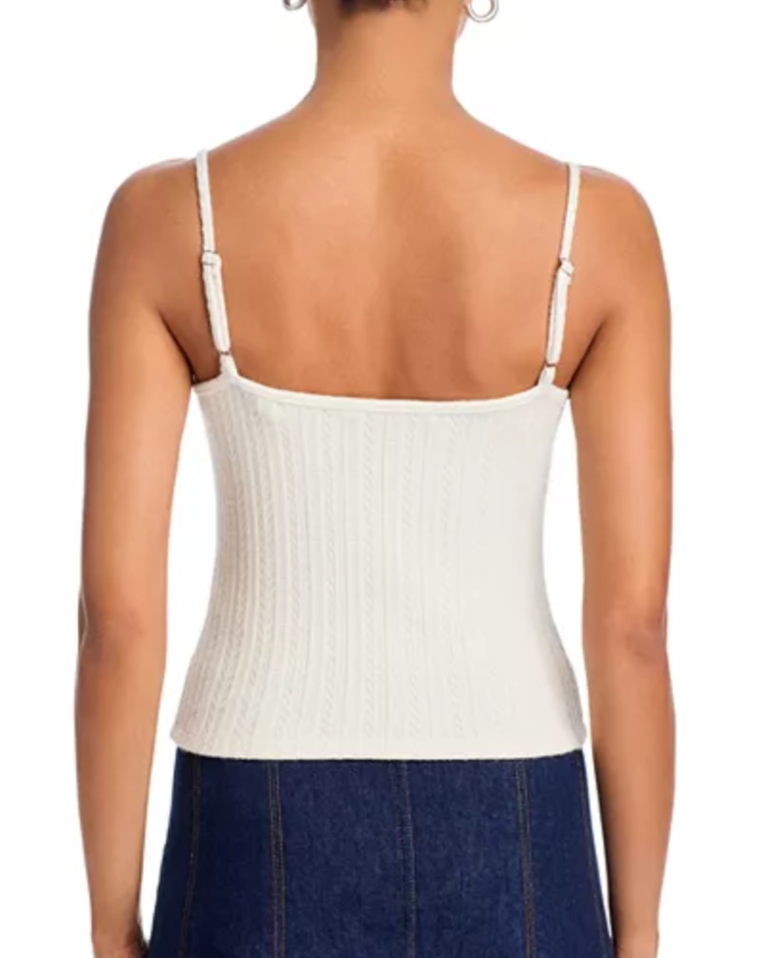 Brodier Tank in Ecru by Veronica Beard