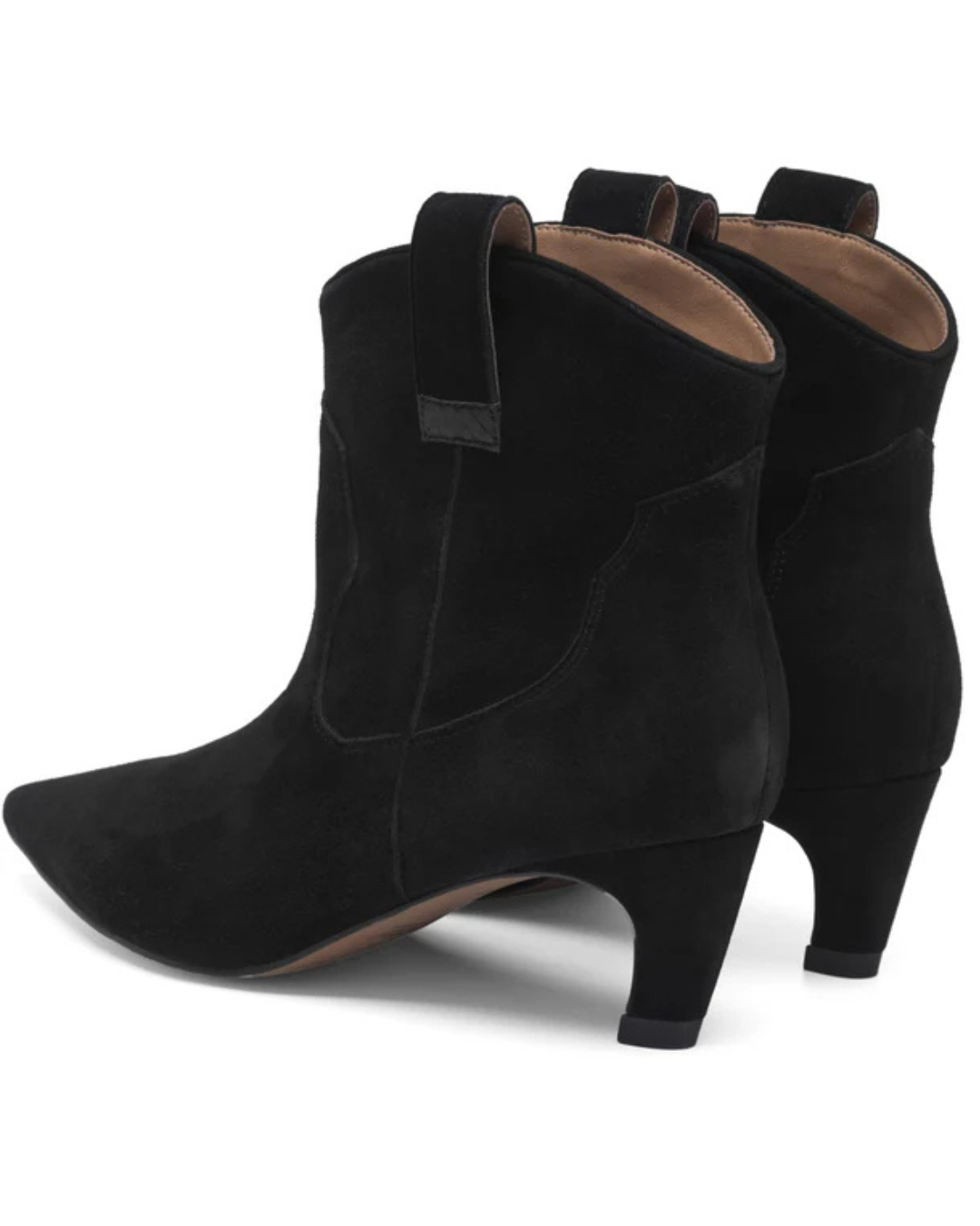 Dicte Low Boots in Black by Shoe The Bear