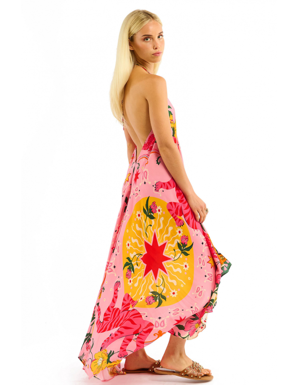 Voila Bandidas Dress in Rose by Wild