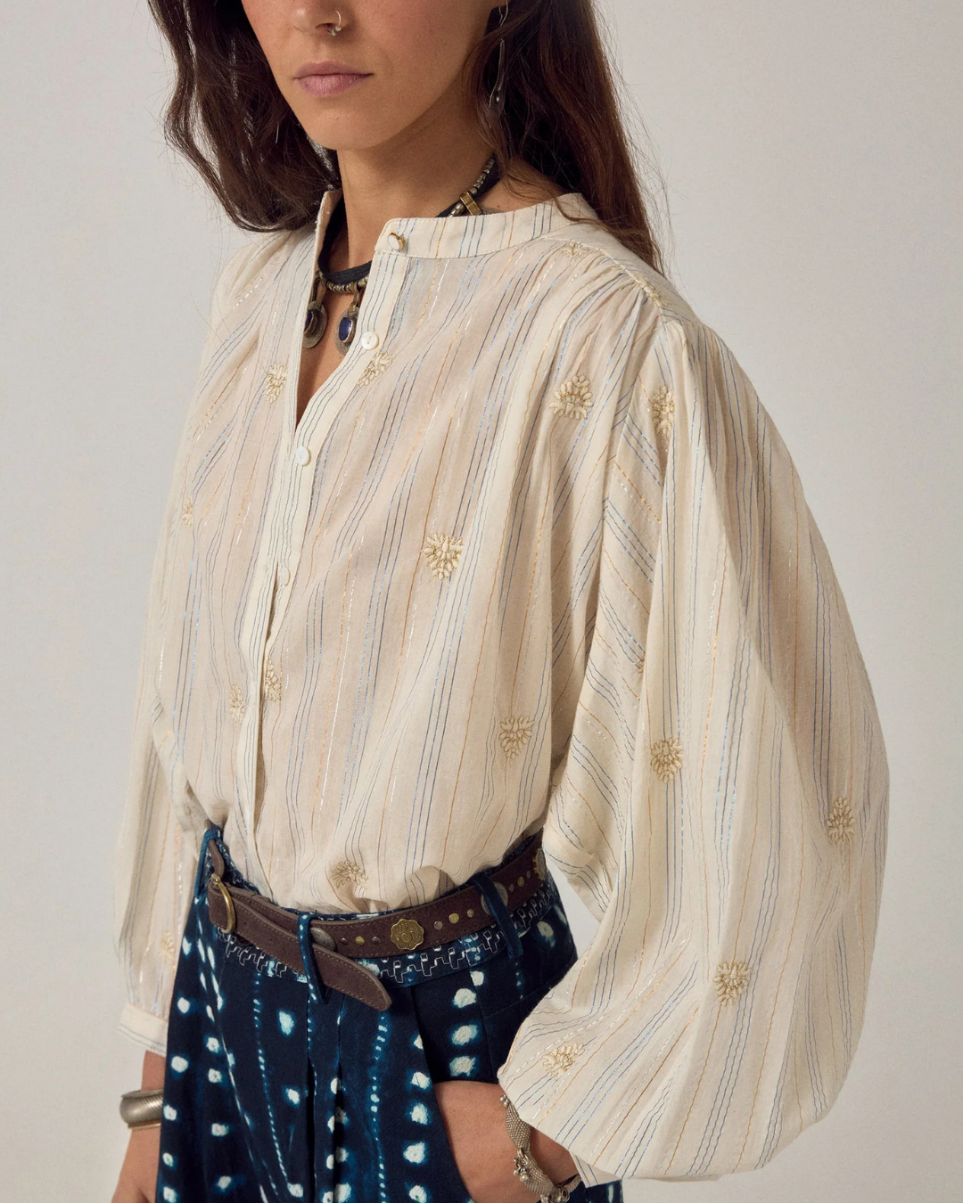 Caroline Blouse in Starry Night by Maison Hotel