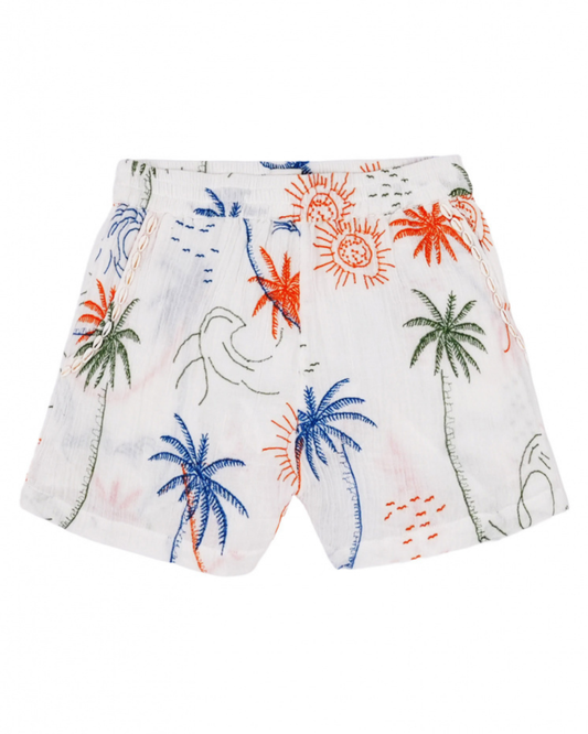 Navel Shorts in Ecru by Wild