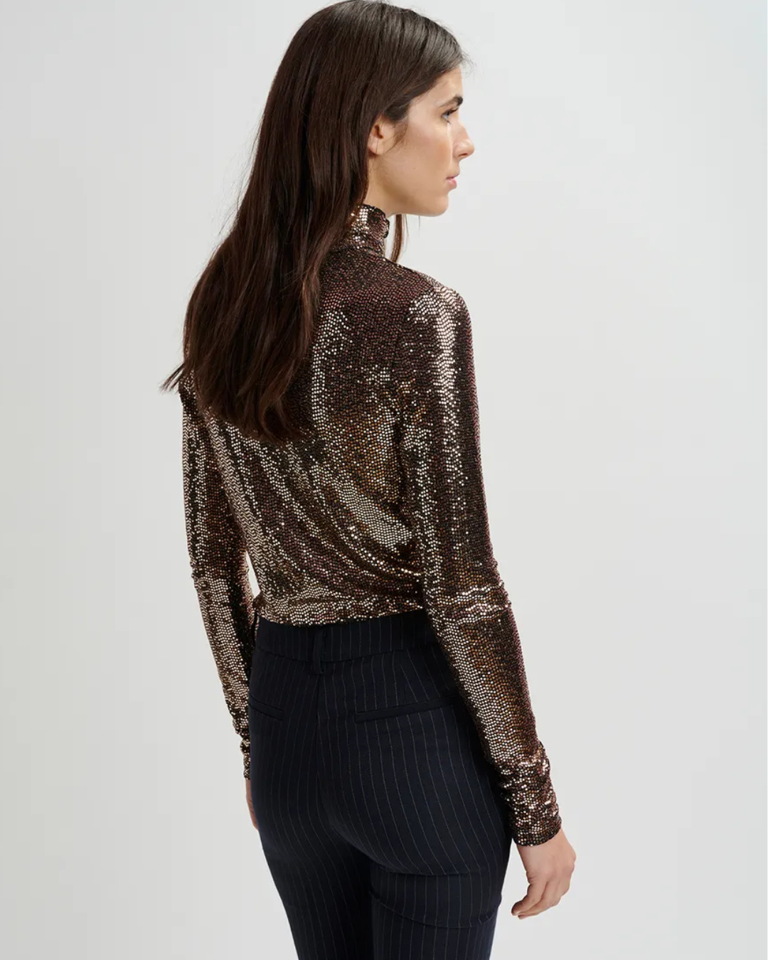 Geaker Top in Gold by Essentiel Antwerp