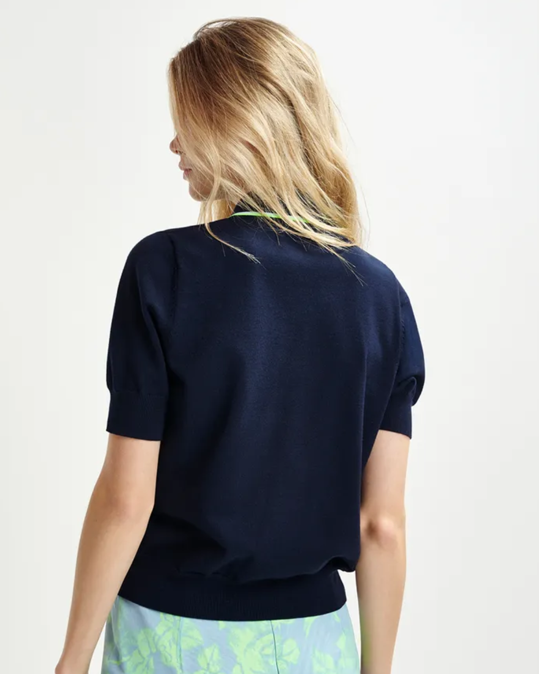 Hight Blouse in Navy by Essentiel Antwerp