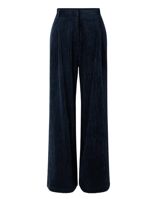 Paseo Velvet Pants in Night Shadow by Sessùn