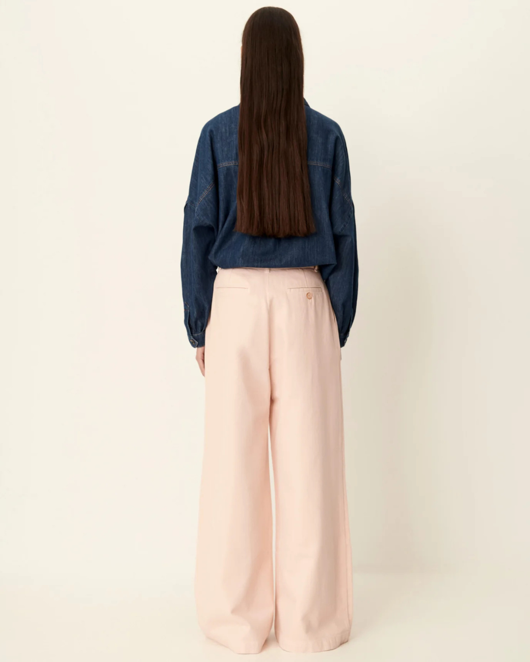Tamayo Wide Leg Jeans in Ballerina by Sessùn