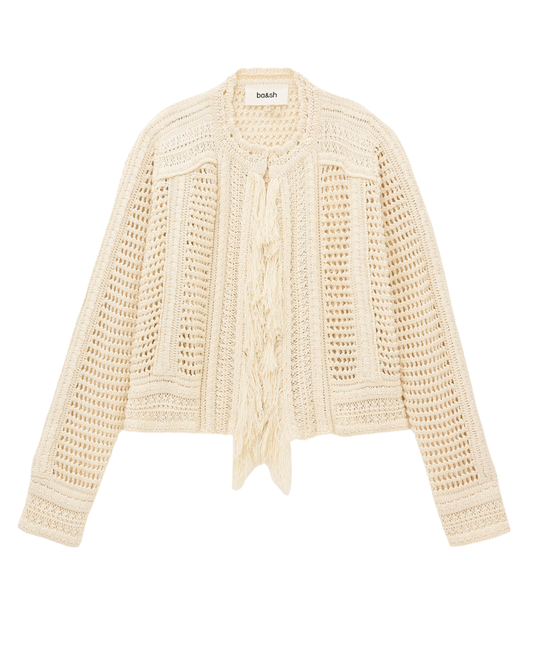 Bianca Cardigan in Ecru by BA&SH