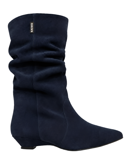 Margarit Serraje Moka in Navy Suede by GAIMO