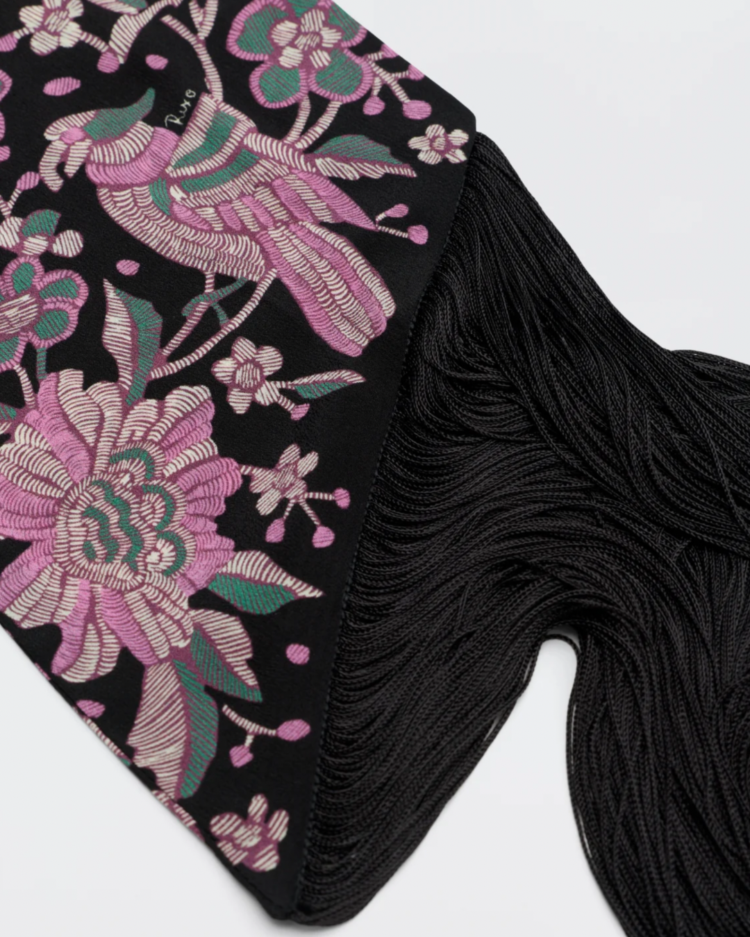 Casandra Scarf in Kyoto Floral Black by RIXO